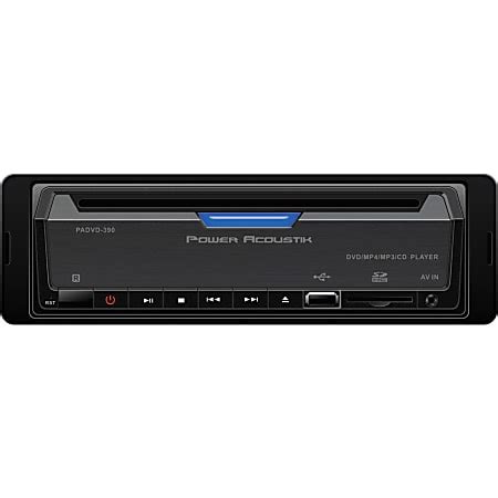 Power Acoustik Padvd Car Dvd Player Single Din Dvd Video Mpeg