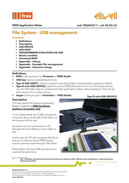 File System - USB management