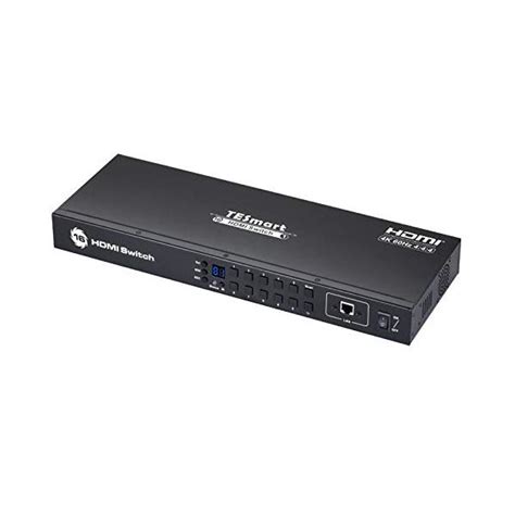 上品 Tesmart Hdmi 切り替え器 4k60hz 16入力1出力 Hdmi 切替器 Pc16台用 16ポート Hdmiセレクター