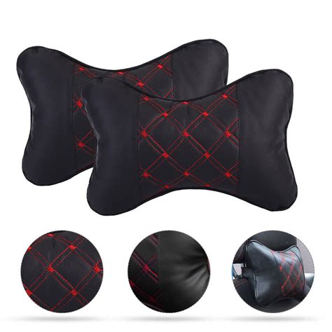 2 Pcs Neck Support Driving Auto Head Pillow Car Backrest Pillow Car