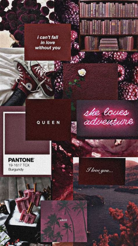 Burgundy Iphone Wallpaper Maroon Aesthetic Burgundy Aesthetic