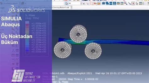 Simulia Abaqus Explicit Noktadan B K M Youtube