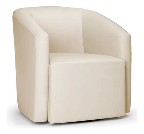 Sillón Stella Max Corino con base giratoria beige d Rossi MercadoLibre