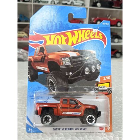 Hot Wheels Chevy Silverado Off Road Shopee Brasil