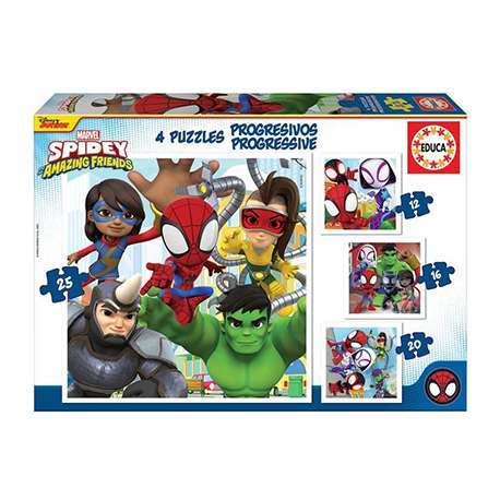 Puzzle Progressive Puzzles Spidey And His Amazing Friends