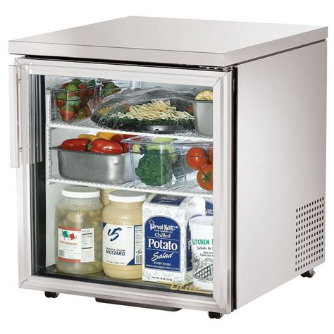 True TUC-27G-LP 27" Low Profile Glass Door Undercounter Refrigerator | Undercounter refrigerator ...