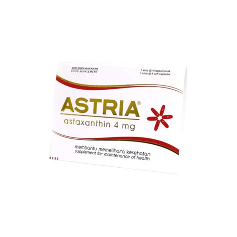 Astria 4 mg 4 Kapsul - Kegunaan, Efek Samping, Dosis dan Aturan Pakai ...