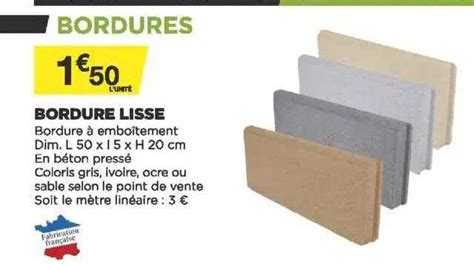 Promo Bordure Lisse chez Bricomarché iCatalogue fr