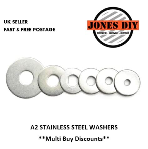 PENNY WASHERS STAINLESS Steel M3 M4 M5 M6 M8 M10 M12 Mudguard Repair