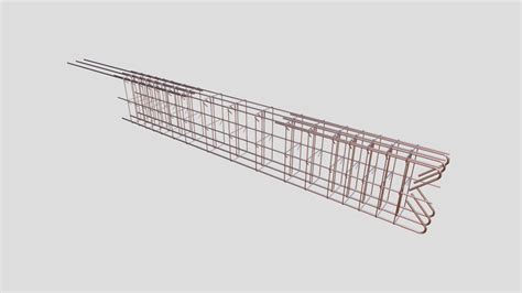 Ferraillage Poutre Vue D D Model By Atelier Macons E D