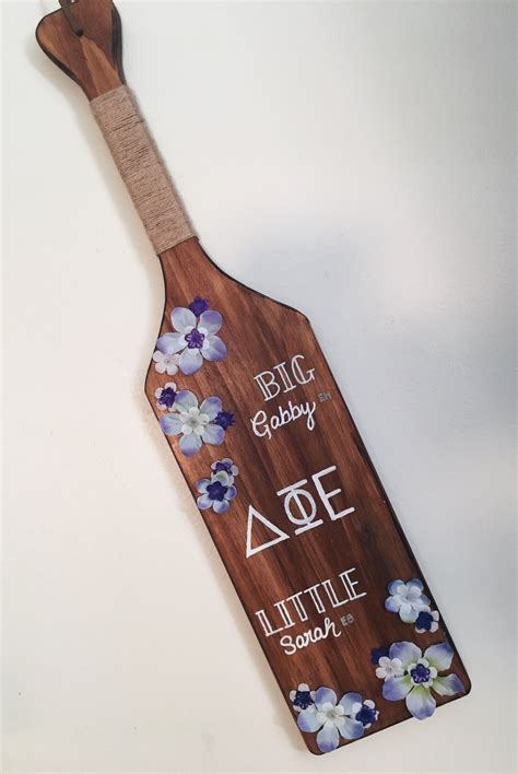 Greek Sorority Paddle Dphie Big And Little Paddle Sorority Big Sorority Paddles Greek