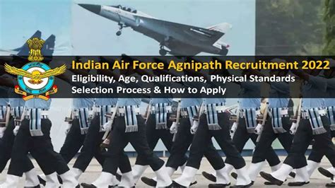 Indian Air Force Agnipath Recruitment Eligibility Criteria 2022 Check