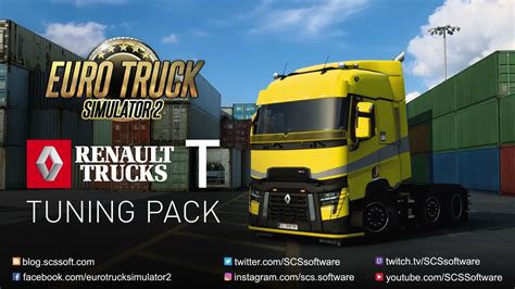 Euro Truck Simulator 2 Renault Trucks T Tuning Pack DLC YouTube