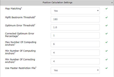 Position Calculation Settings Sewio Documentation