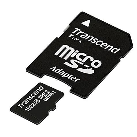 Transcend - microSDHC 16 GB + Günstiger Preis