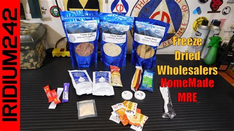 Making An Mre Style Meal With Freeze Dried Wholesalers Youtube