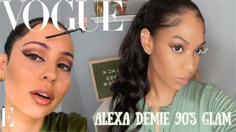 Recreating Alexa Demies 90s Glam Vogue Beauty Secrets Video Twtbit