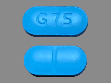 G Pill Blue Capsule Oblong Mm Pill Identifier