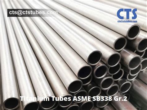 Titanium Tubes ASME SB338 GR 2 Grade 2 CTS Tubes