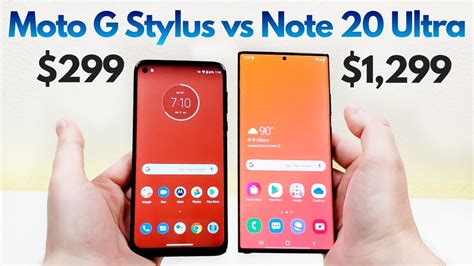 Moto G Stylus Vs Samsung Galaxy Note 20 Ultra Who Will Win YouTube