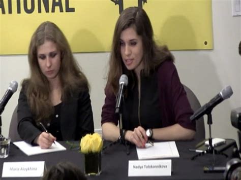 Nadya And Masha From Pussy Riot Talk About Suppression In Russia At