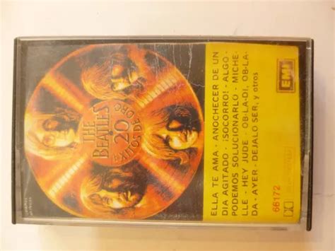 Cassette The Beatles 20 Exitos De Oro MercadoLibre