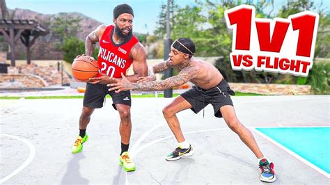 1v1 Basketball Rematch Against Flight Youtube