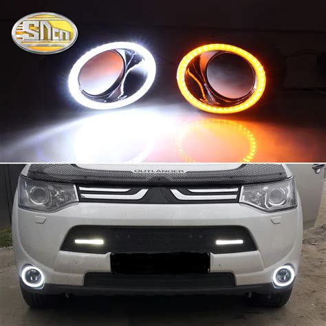 For Mitsubishi Outlander 2013 2014 2015 Daytime Running Light LED DRL