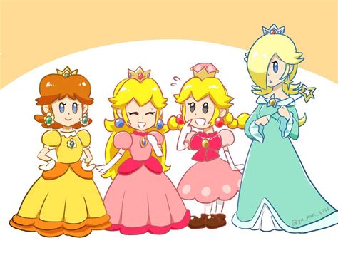 デイジー姫 ピーチ姫 ロゼッタスーパーマリオ 「リプきたキャラを持てる限りの力を使って可愛い絵柄とかっこいい絵柄で描きわける 」ヤ