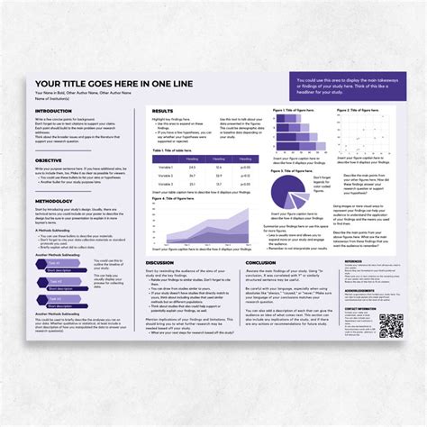 Purple Academic Poster Template A Powerpoint Template For Scientific