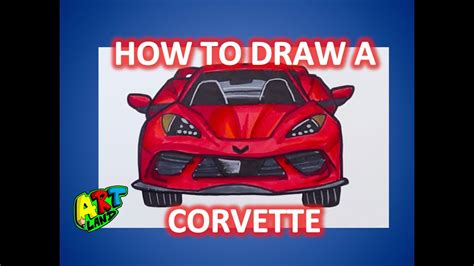 How To Draw A Corvette Youtube