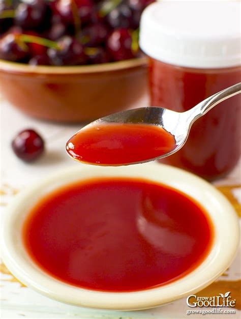 This Sweet And Sour Cherry Sauce Is Made From Fresh Cherries And