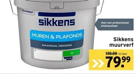 Sikkens Muurverf Aanbieding Bij GAMMA