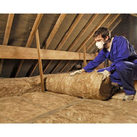 Knauf Insulation Loft Roll L 4 82m W 1 14m T 200mm Coverage 5