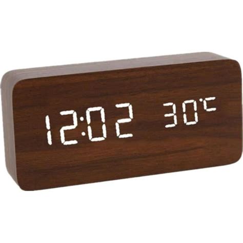 Horloge Murale Led Radio Reveil Lumineux Led Horloge Numérique Réveils