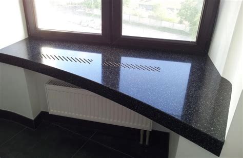 Подоконник из искусственного камня Tristone S-205 Black Frost: купить ...