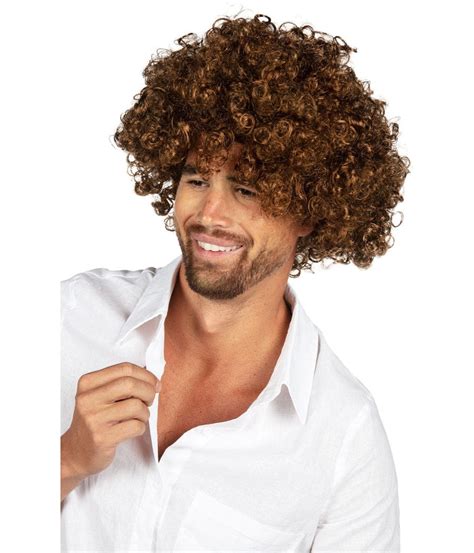 Halloween Costumes Brown Afro Wig Hotsell