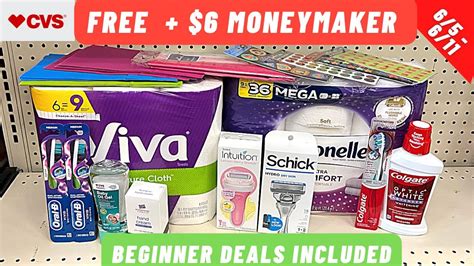 🚨 Cvs Couponing Haul 🚨🔥 Free 6 Moneymaker Easy Beginner Deals🔥 Week 605 611 Youtube