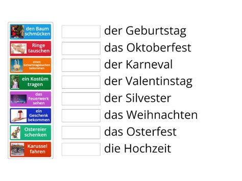 Feste Und Feiertage Match Up