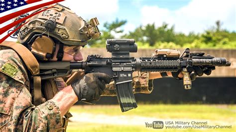 Force Recon M4 Carbine And M45 Pistol Combat Marksmanship Training Youtube