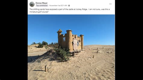 A Castle Discovered Emerging From Dunes On Ncs Outer Banks Raleigh