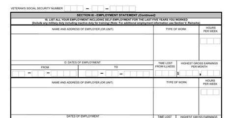 Va Form 21 8940 Fill Out Printable PDF Forms Online