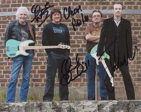 Ten Years After Band Signed 8x10 Photo with Chick Churchill, Ric Lee ...