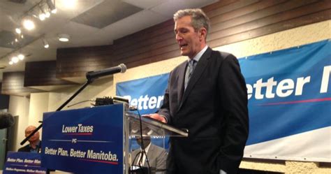 manitoba tories promise  cut pst    elected winnipeg