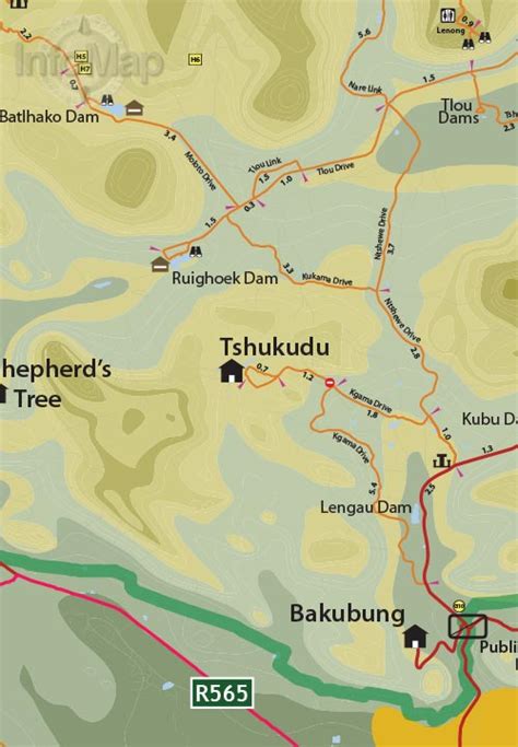 Pilanesberg Map | Digital PDF with GPS Coordinates