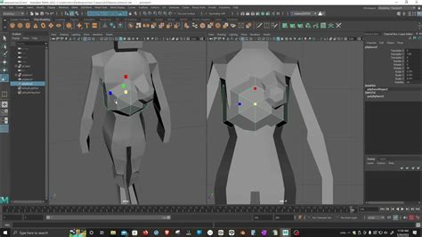 How To Model Breasts Quickly In Maya Youtube