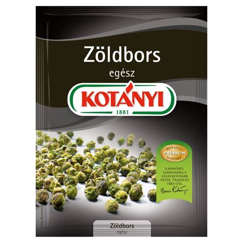 Kotányi Zöldbors egész 12 g eMAG hu