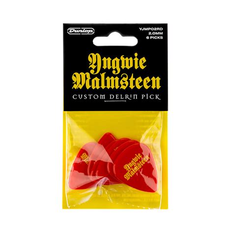 Dunlop Yngwie Malmsteen Red Delrin Mm Player Pack Dirty Riffs