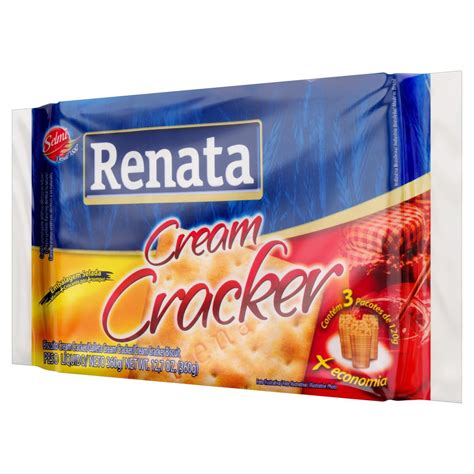 Biscoito Cream Cracker Renata Pacote 360g Tateno Supermercado