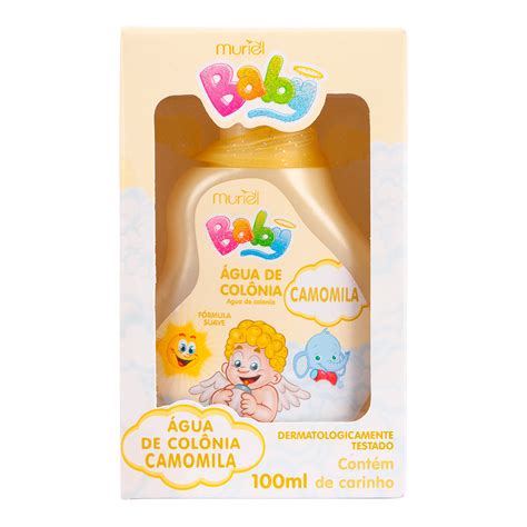 Muriel Água de Colônia Baby Camomila 100ml Nova Muriel